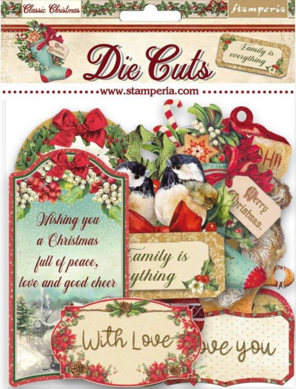 Stamperia Die Cuts - Classic Christmas 2.0